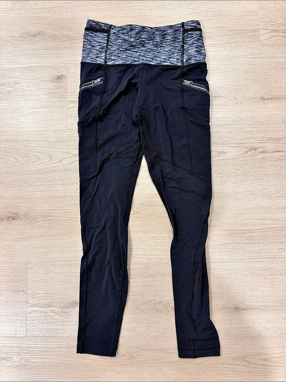 lululemon Fresh Tracks Tight Black Athletic Leggings size 6